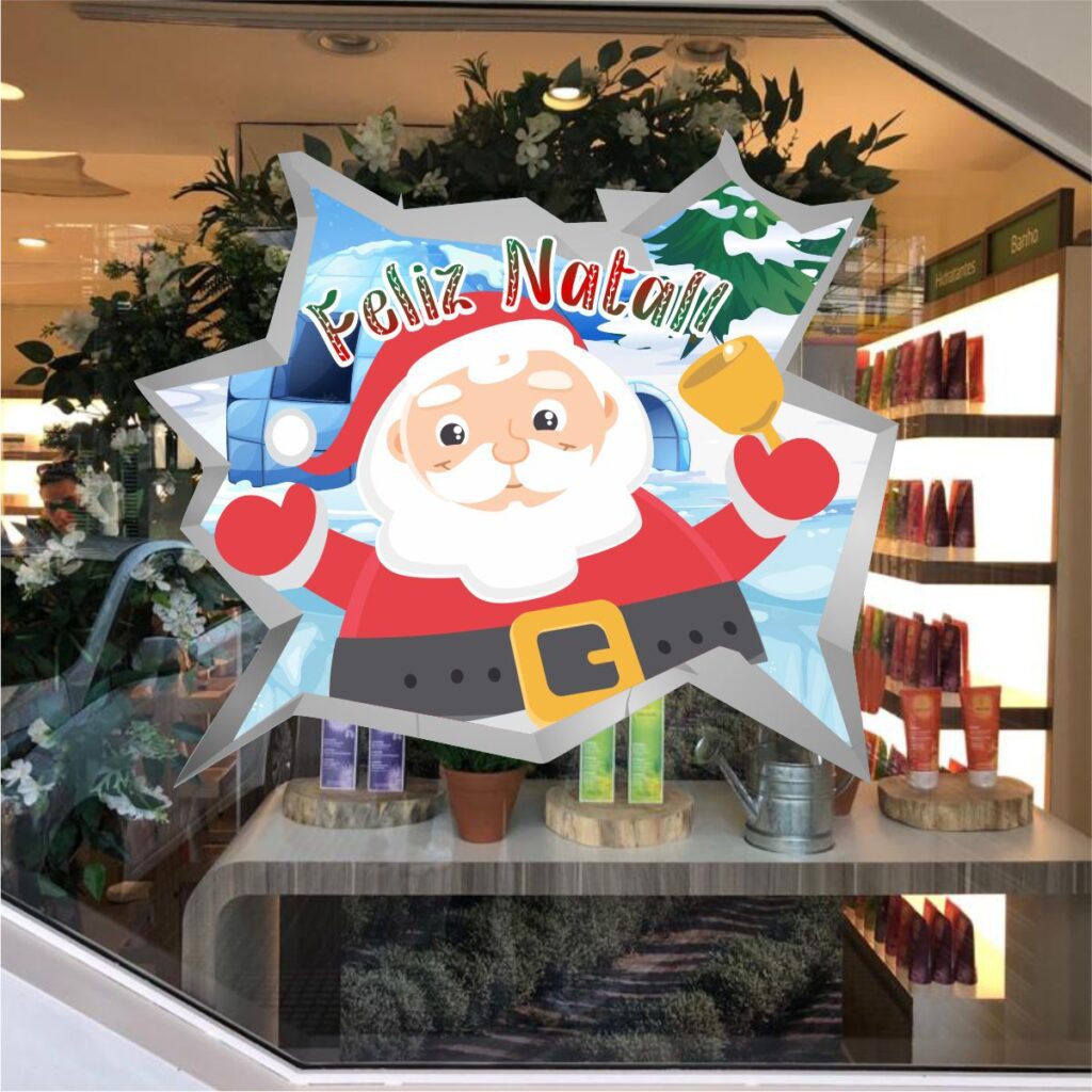 Adesivo Vitrine De Natal N13