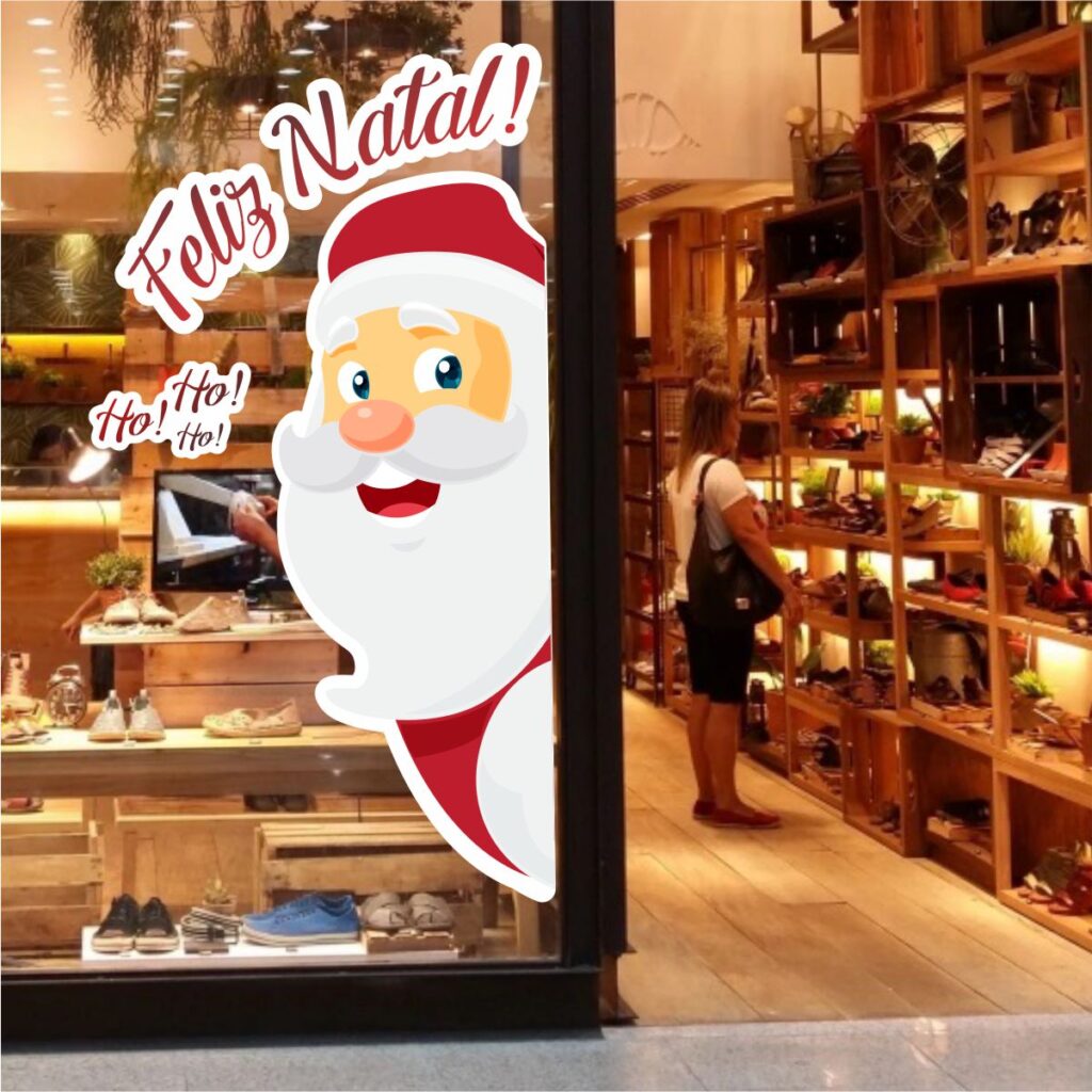 Adesivo Vitrine De Natal N14