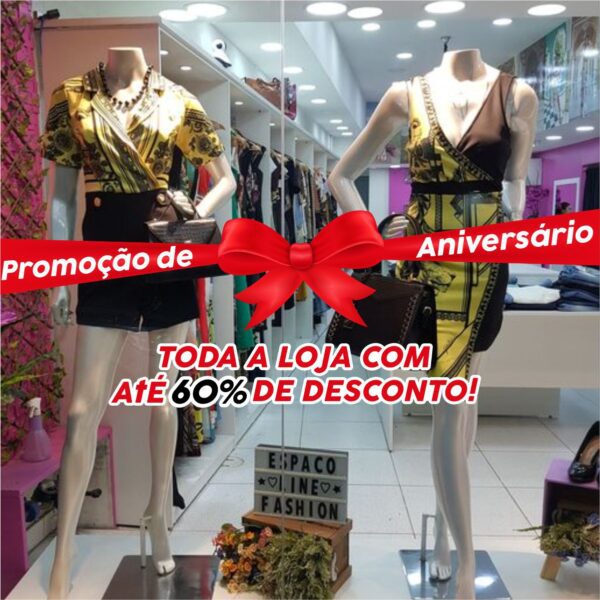 Adesivo Vitrine de Aniversário N1