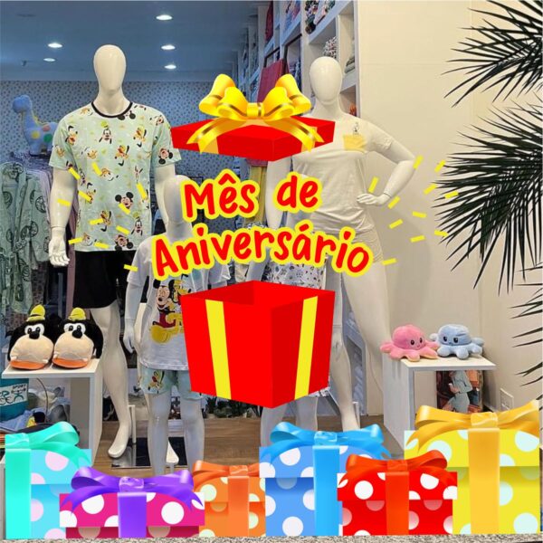 Adesivo Vitrine de Aniversário N3