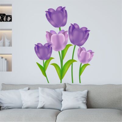 Adesivo de Parede Flor Tulipa