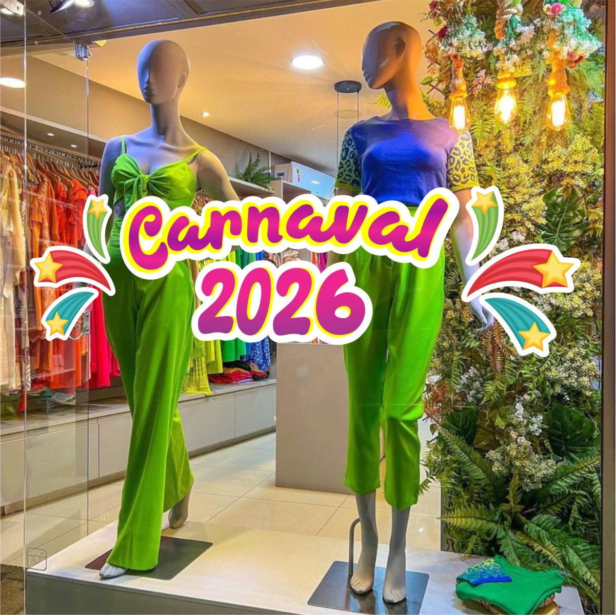Adesivo Vitrine Folia Carnaval N1 - Imagem 2