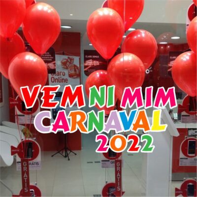 Adesivo Vitrine Carnaval 10