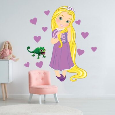 Adesivo de Parede Princesa Rapunzel
