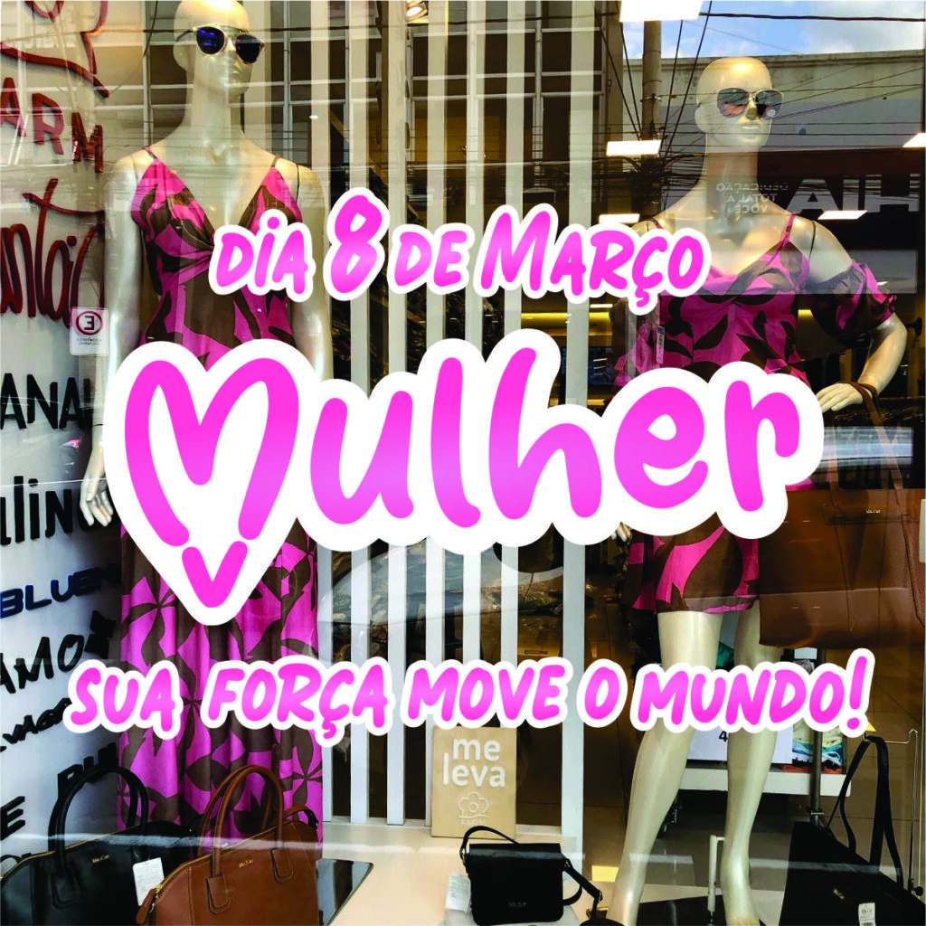Adesivo Vitrine Dia Das Mulheres N2