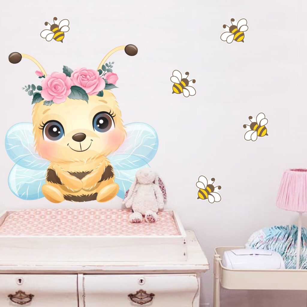 Adesivo de Parede Infantil Abelhinha