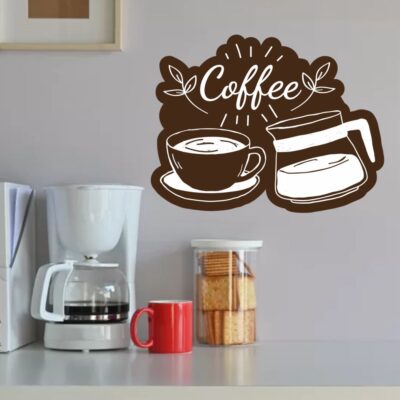 Adesivo de Parede Café Coffee