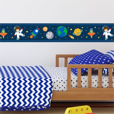 Adesivo Border Faixa Infantil Astronauta