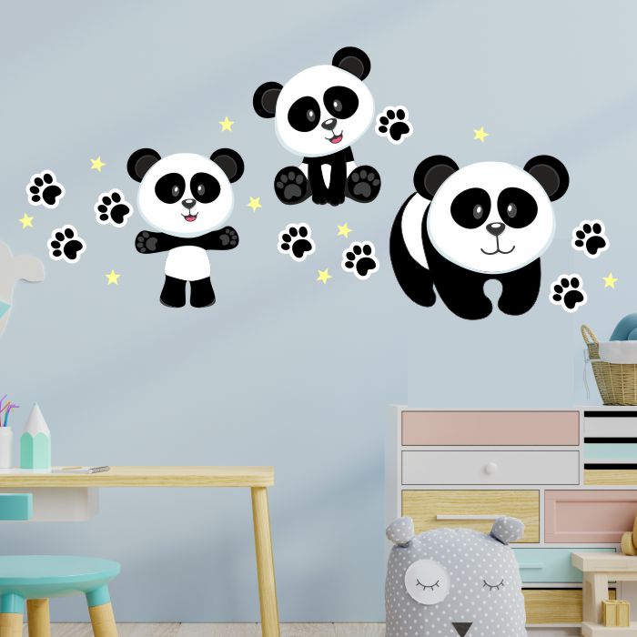 Panda desenho apaixonado Fotos de Stock, Panda desenho apaixonado