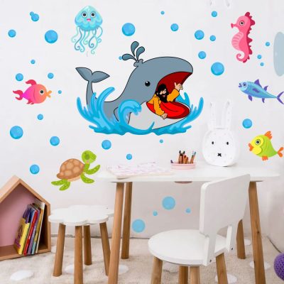 Placa decorativa infantil Desenho Macaco - Wallkids - Placa