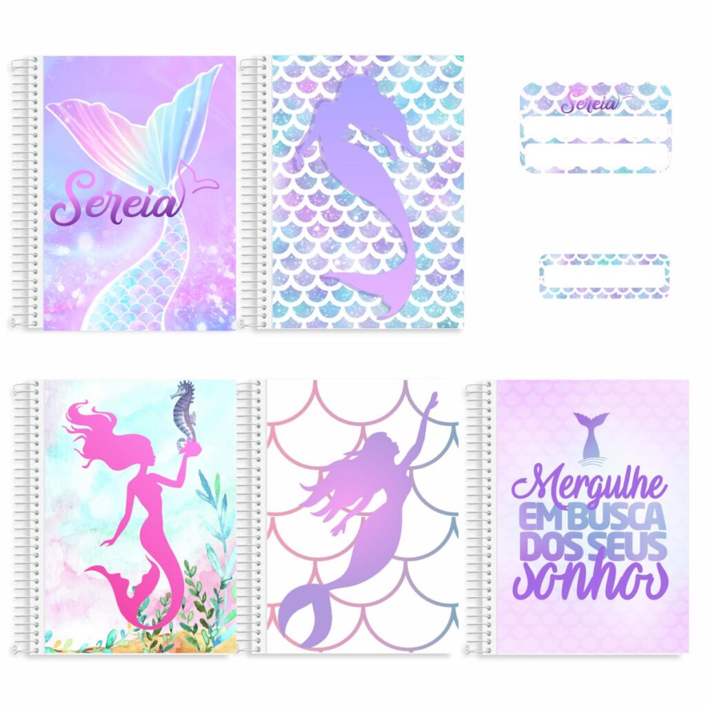 Adesivos Capa de Caderno + Etiquetas N5