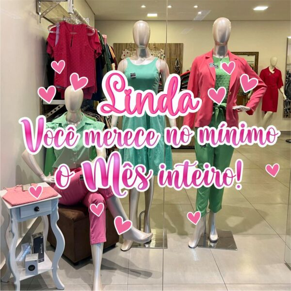 Adesivo Vitrine Dia Das Mulheres N4