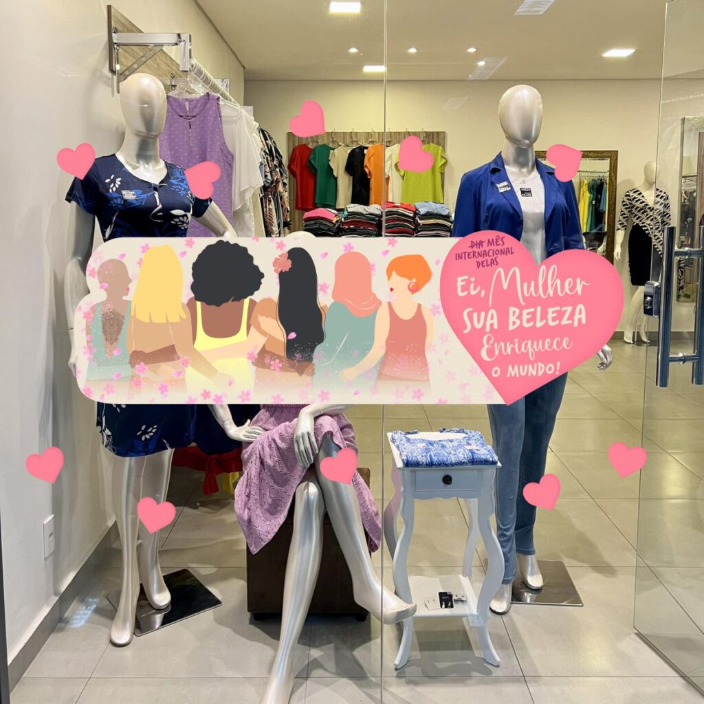 Adesivo Vitrine Dia Das Mulheres N5
