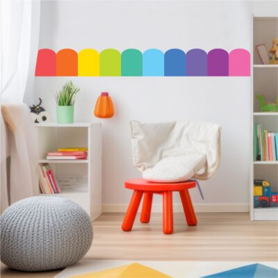 Adesivo Border Faixa Infantil Cerquinha Colorida