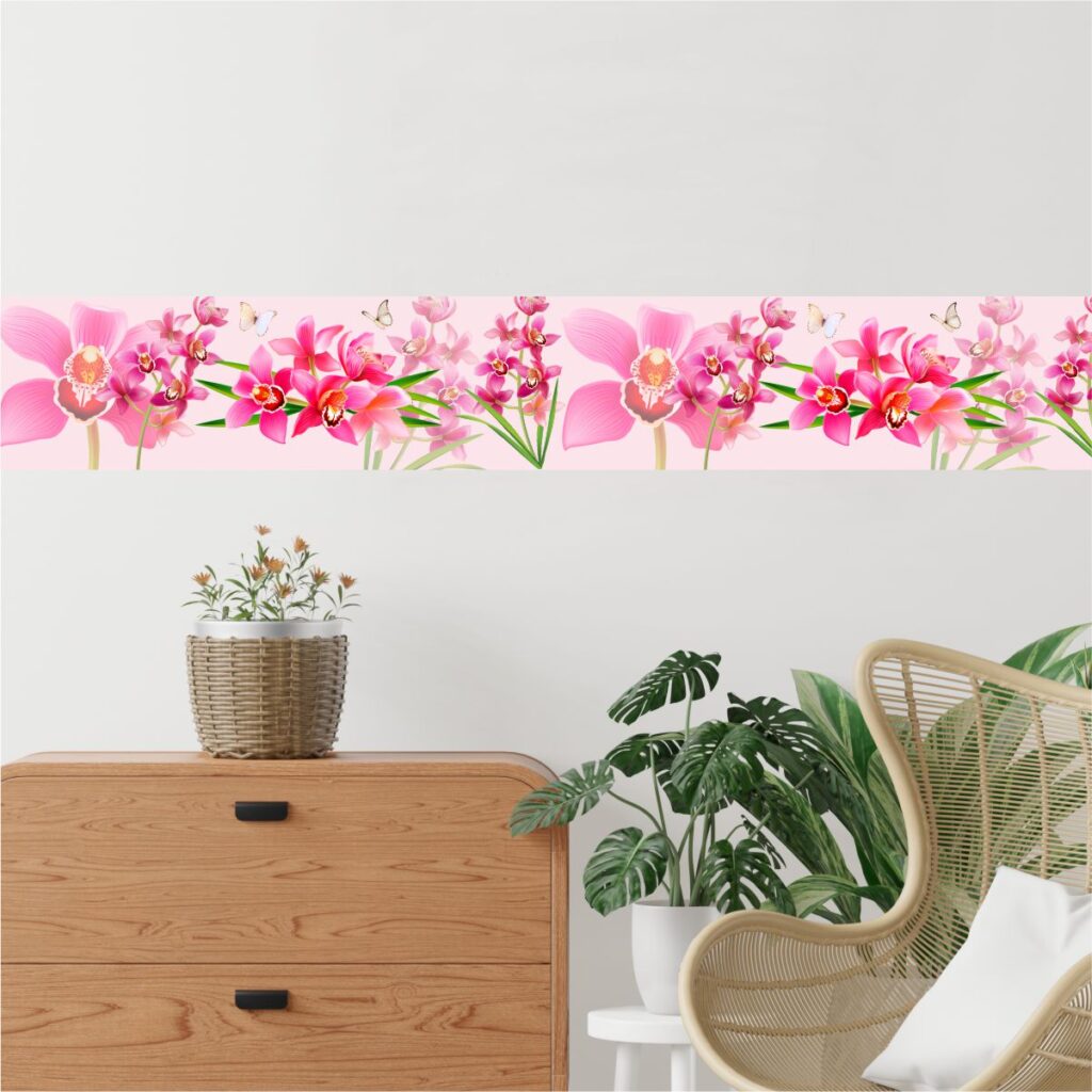 Adesivo Border Faixa Floral N2