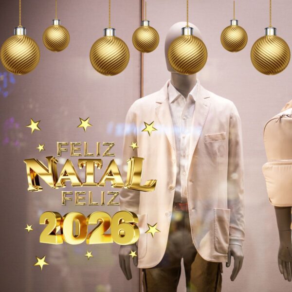 Adesivo Vitrine de Natal N30 - Imagem 2