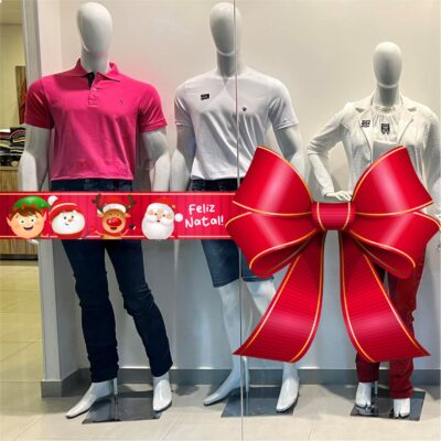 Adesivo Vitrine de Natal N32