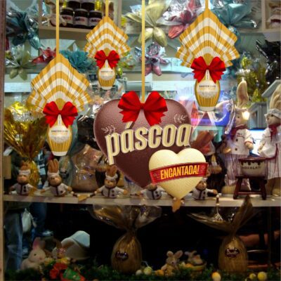 Adesivo Vitrine de Páscoa N15