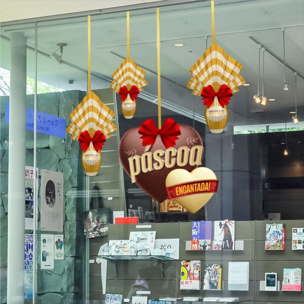 Adesivo Vitrine de Páscoa N15 - Imagem 2