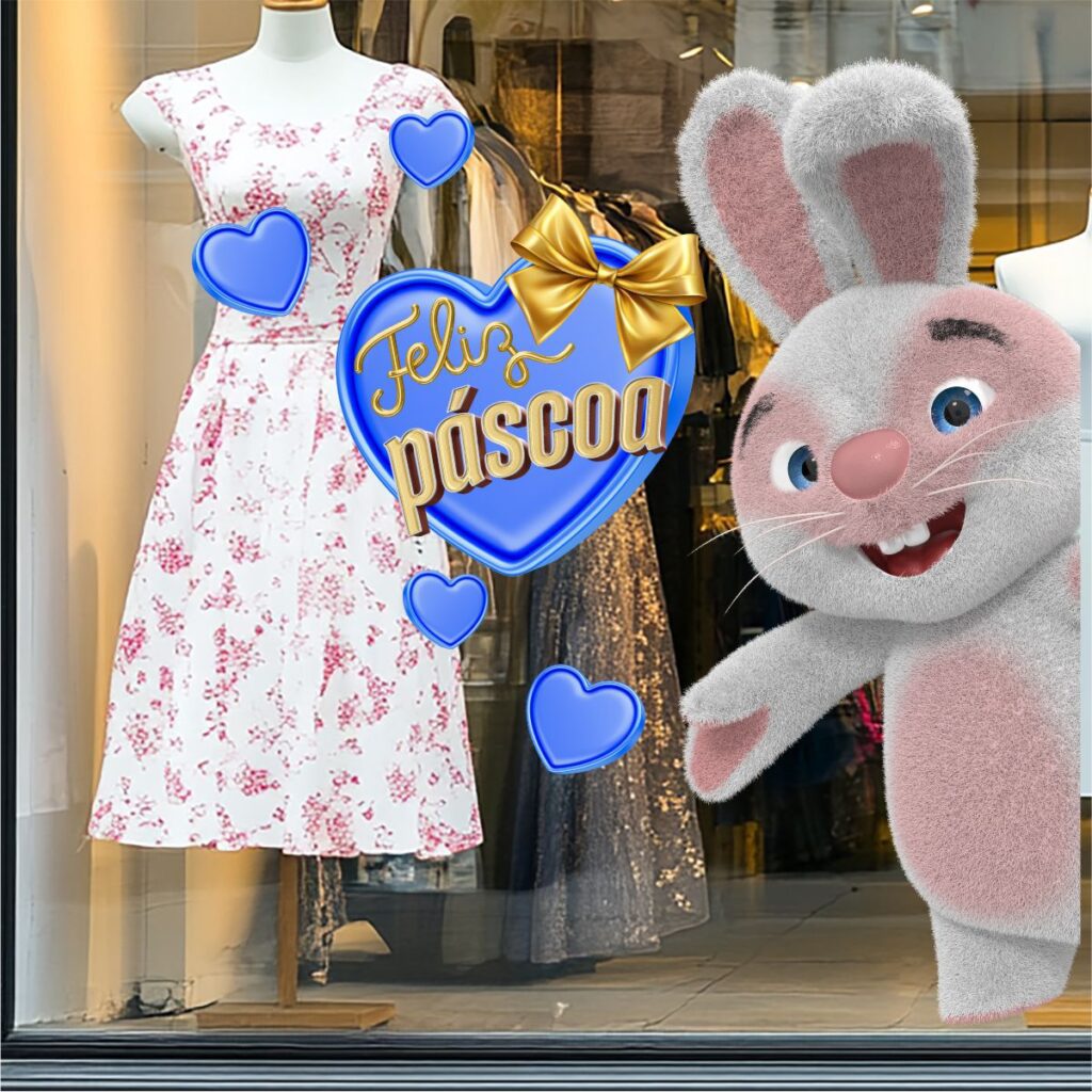Adesivo Vitrine de Páscoa N18