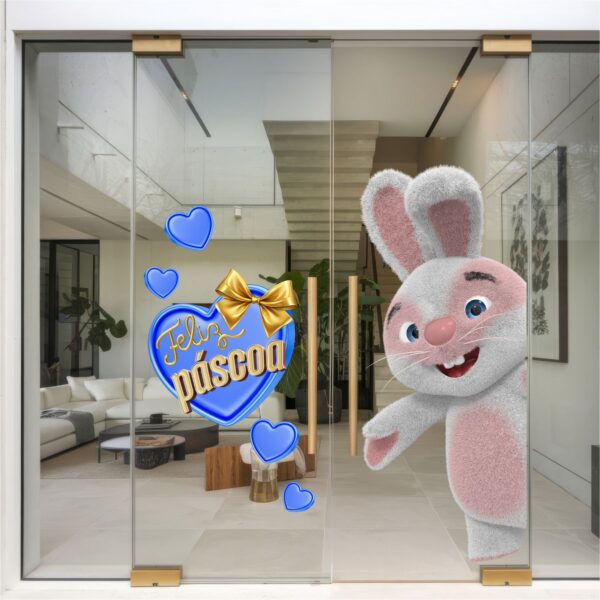 Adesivo Vitrine de Páscoa N18 - Imagem 2