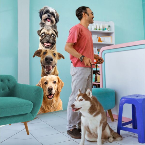 Adesivo Decorativo para Porta Cachorros - Imagem 2
