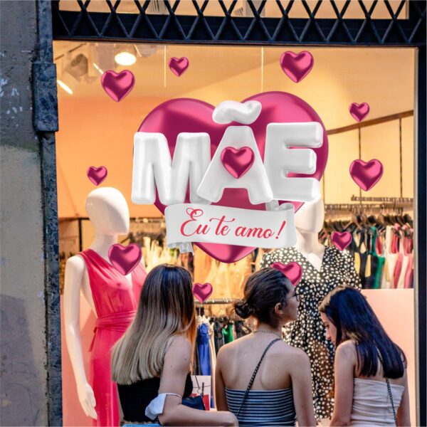 Adesivo Vitrine dia das Mães N21 - Imagem 2