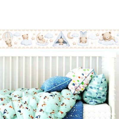 Adesivo Border Faixa Infantil Ursinho Fofo