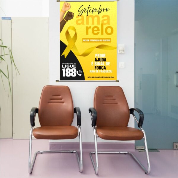 Banner Lona Campanha Setembro Amarelo - Imagem 2