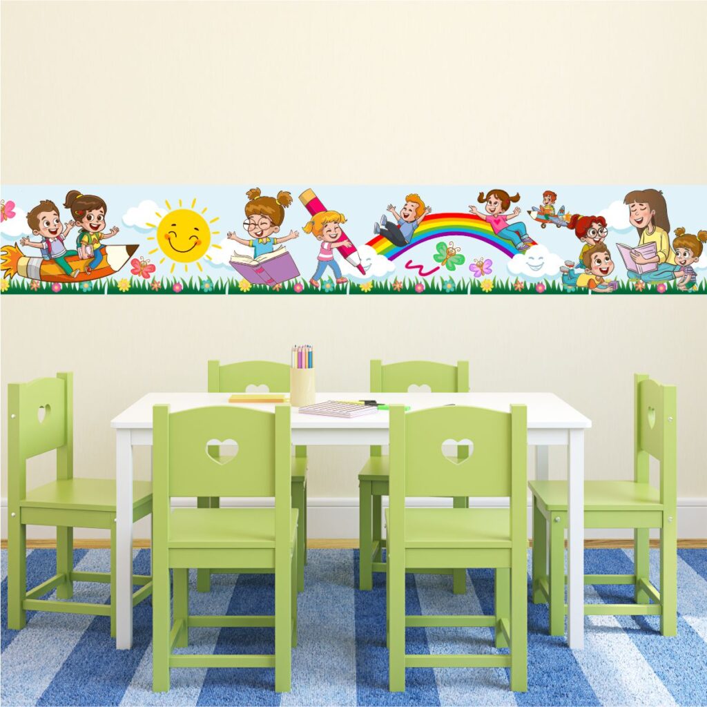 Adesivo Border Faixa Infantil Diversão Kids