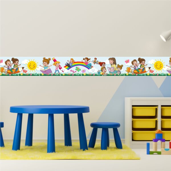 Adesivo Border Faixa Infantil Diversão Kids - Imagem 2