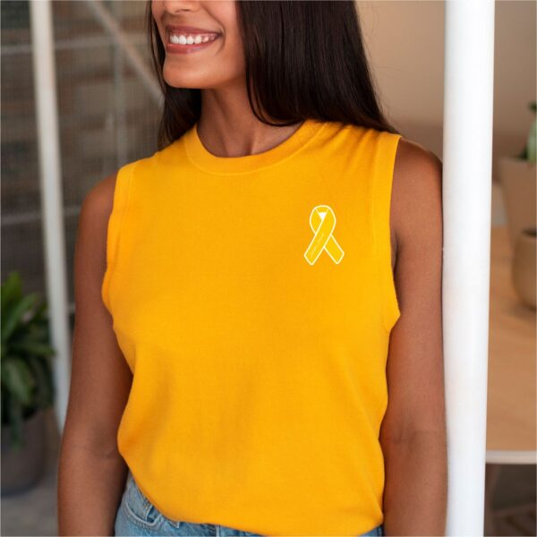 Adesivo Para Blusa Fita Setembro Amarelo - Imagem 2