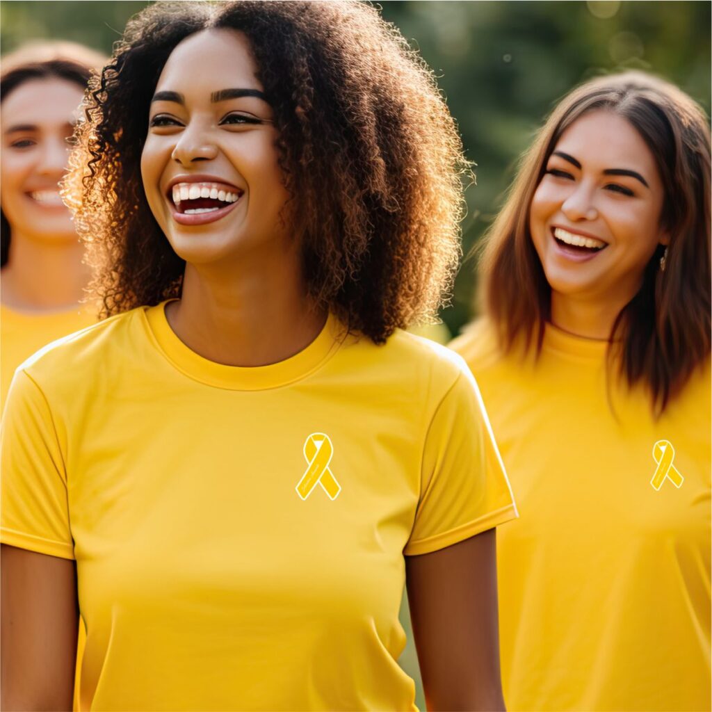 Adesivo Para Blusa Fita Setembro Amarelo