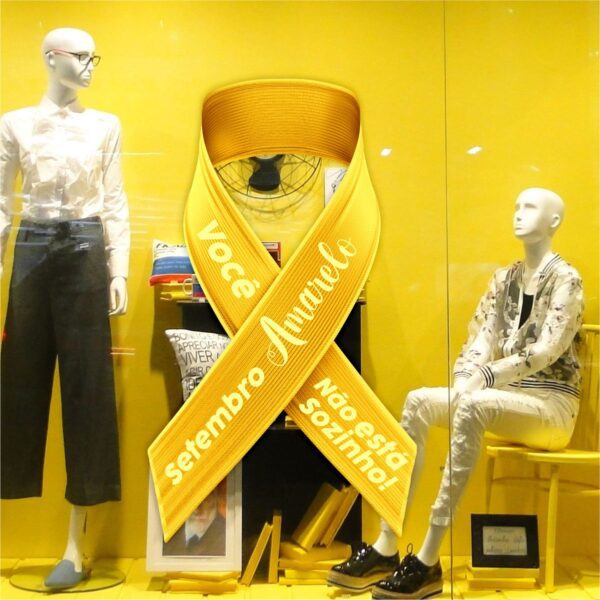 Adesivo Vitrine Setembro Amarelo N1 - Imagem 2