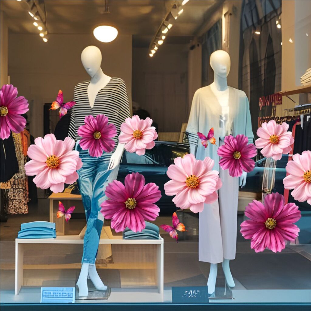 Adesivo Vitrine Primavera N15