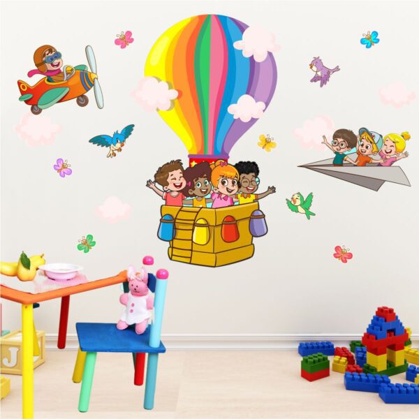 Adesivo de Parede Infantil Balão Colorido Kids - Imagem 2