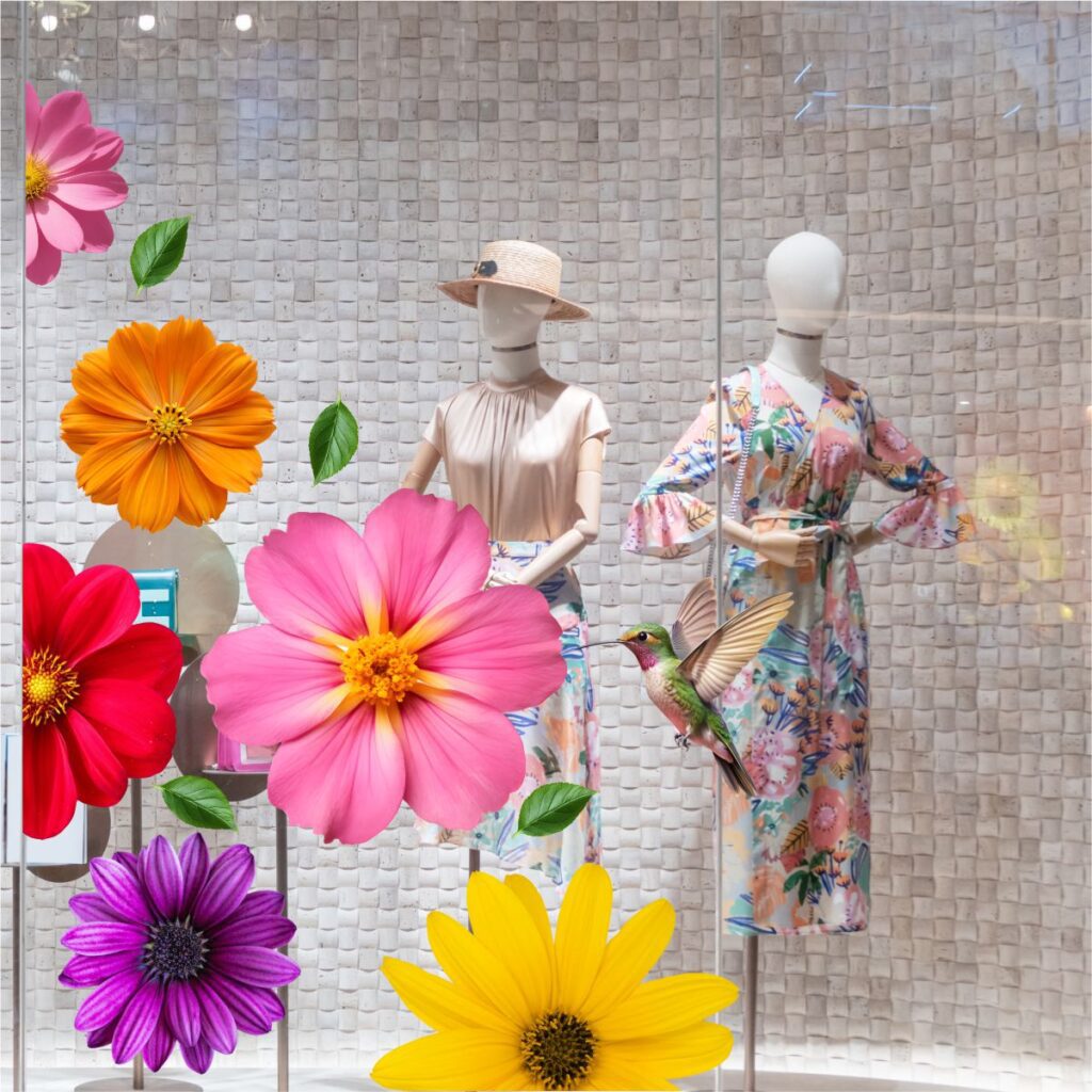 Adesivo Vitrine Primavera N16