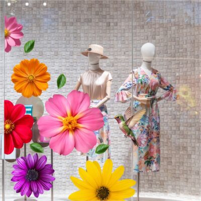 Adesivo Vitrine Primavera N16