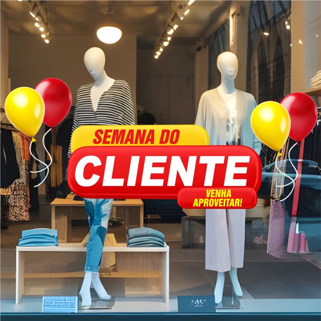 Adesivo Vitrine Semana do Consumidor N5