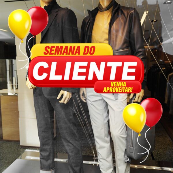 Adesivo Vitrine Semana do Consumidor N5 - Imagem 2