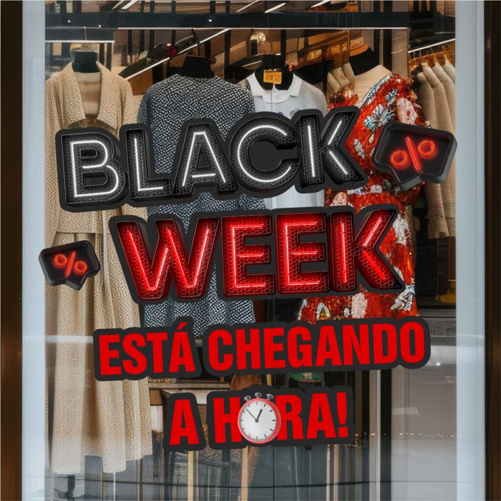 Adesivo Vitrine Black Friday N16
