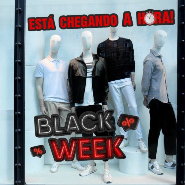 Adesivo Vitrine Black Friday N16 - Imagem 2
