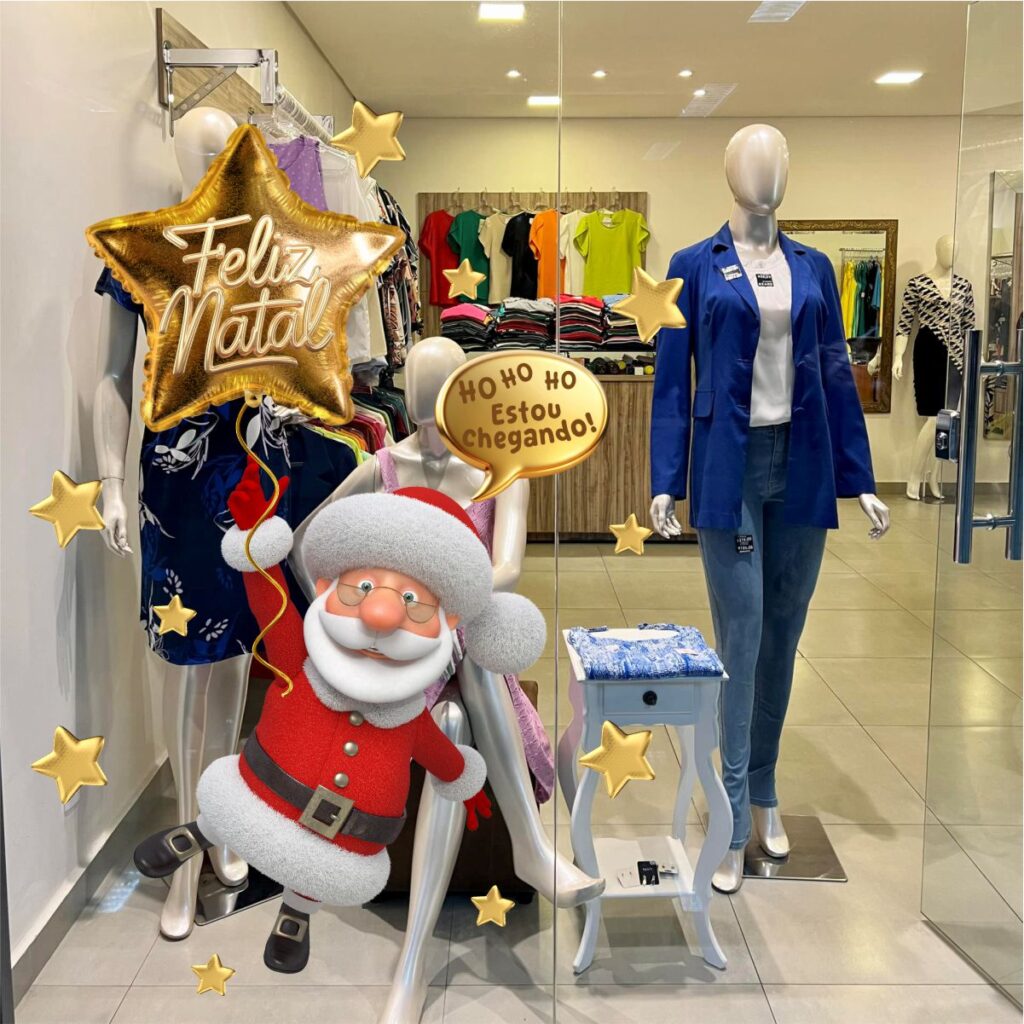 Adesivo Vitrine de Natal N35