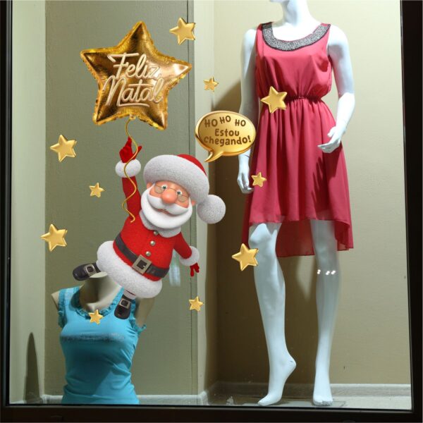 Adesivo Vitrine de Natal N35 - Imagem 2