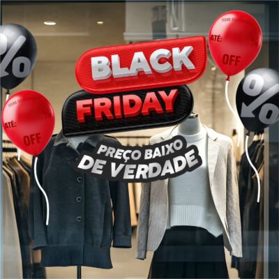 Adesivo Vitrine Black Friday N14