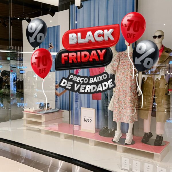 Adesivo Vitrine Black Friday N14 - Imagem 2