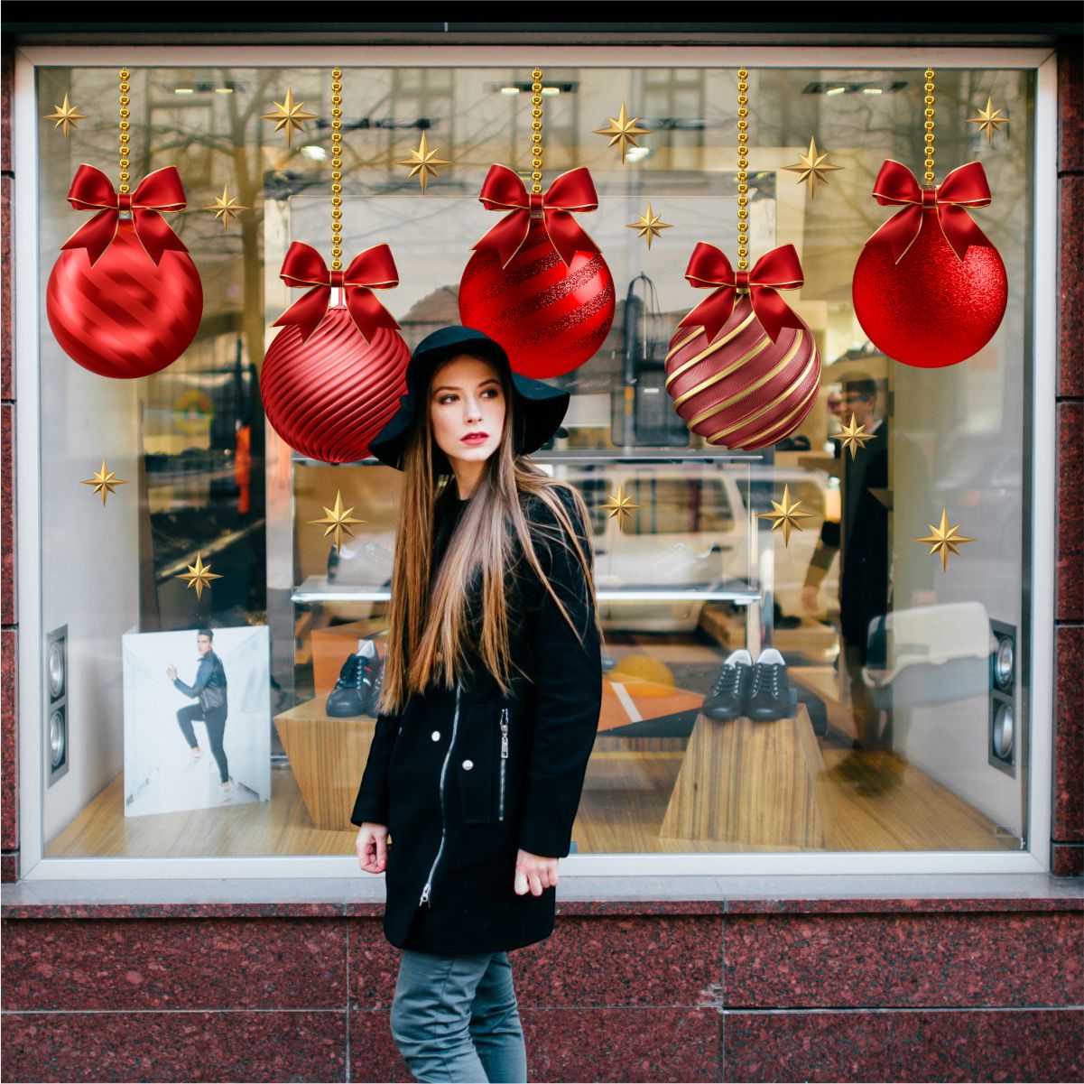 Adesivo Vitrine de Natal N37 - Imagem 2