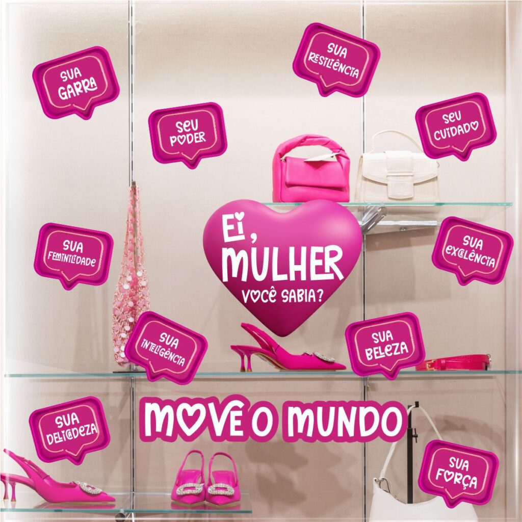 Adesivo Vitrine dia das Mulheres N8
