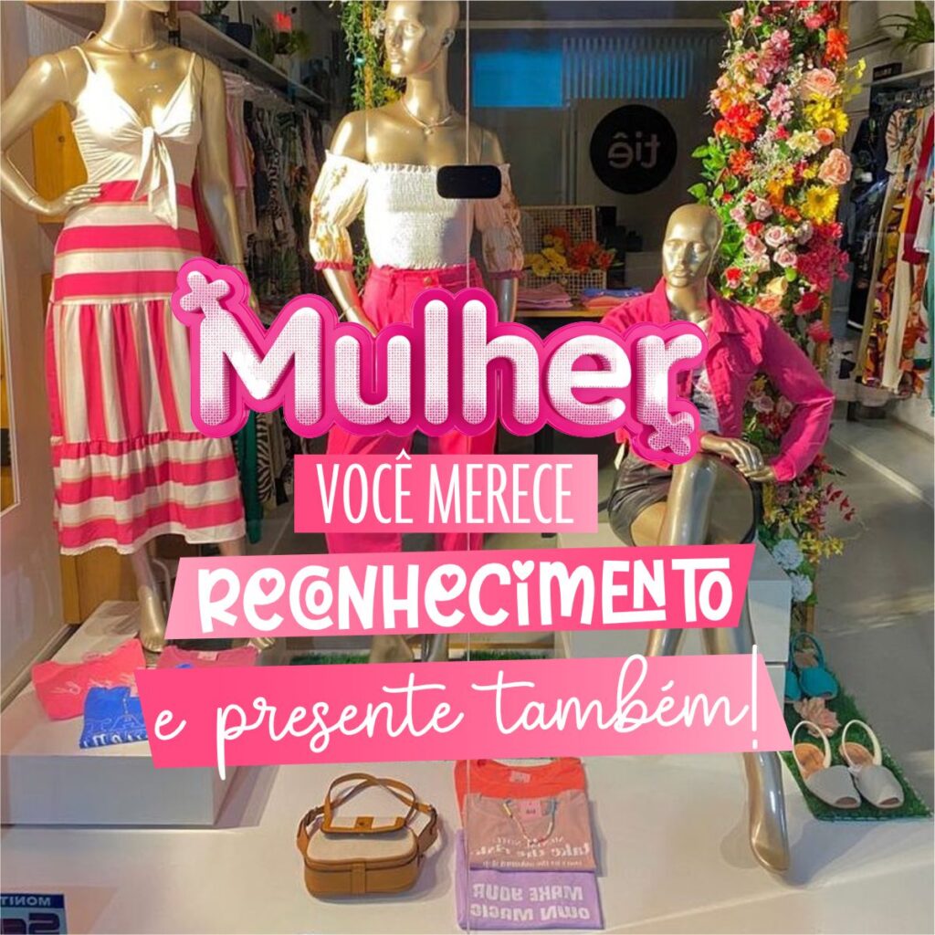 Adesivo Vitrine Dia das Mulheres N9
