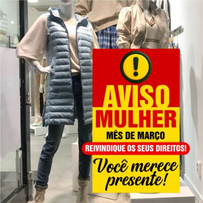 Adesivo Vitrine dia das Mulheres N10
